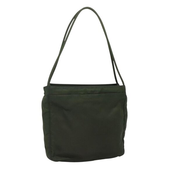 PRADA Tote Bag Nylon Green Auth